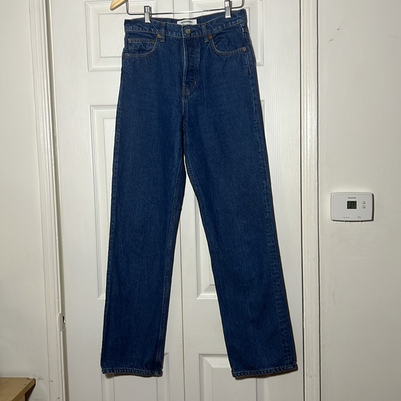 Reformation High Rise Blue Jeans - Picture 4 of 11